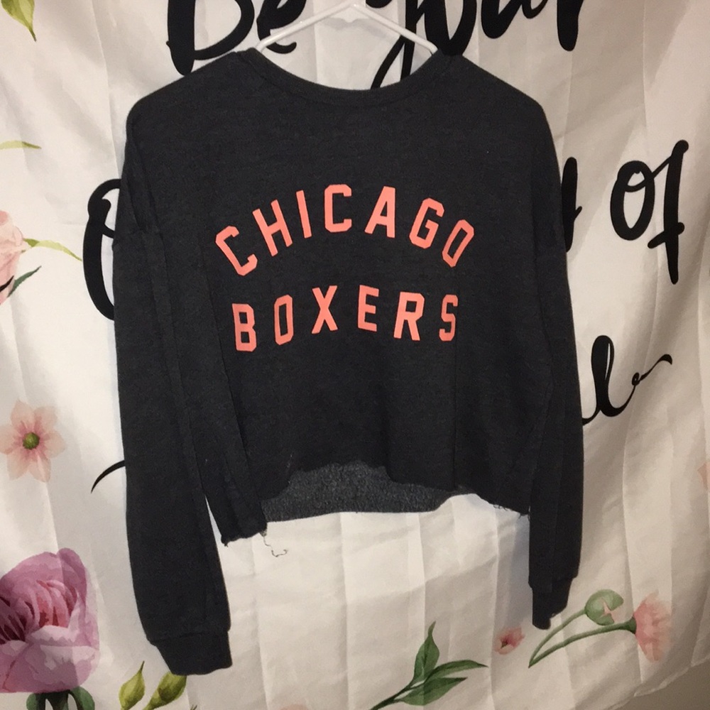 Cropped hoodie